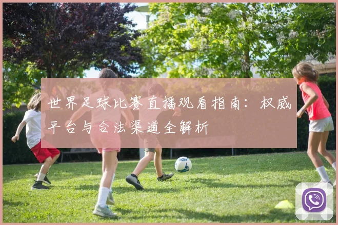 世界足球比赛直播观看指南：权威平台与合法渠道全解析