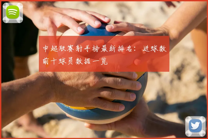 中超联赛射手榜最新排名：进球数前十球员数据一览